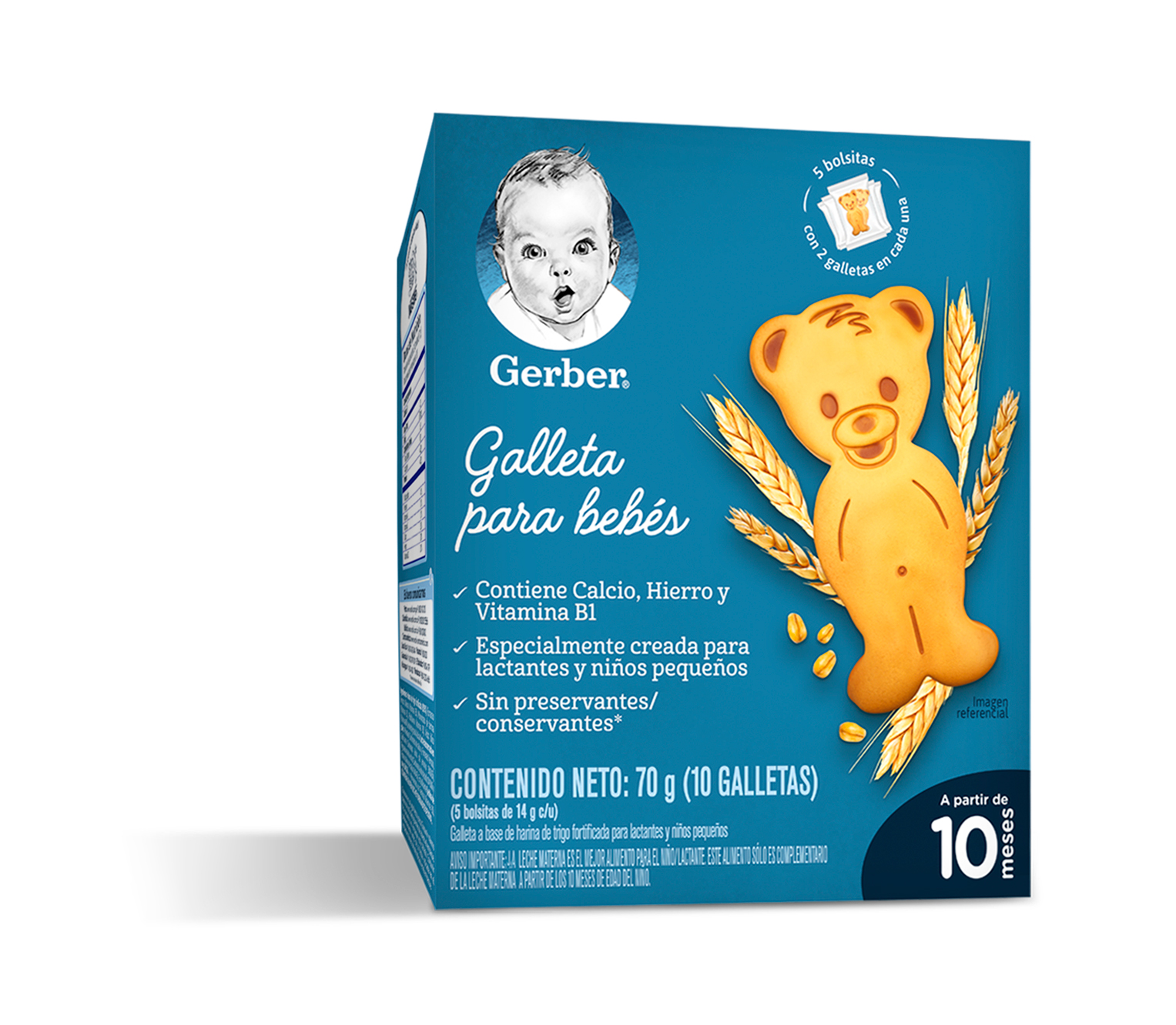 GERBER® lanza al mercado galletas con hierro especiales para bebés