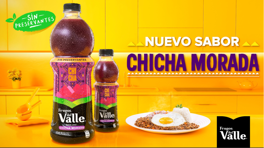 Frugos del Valle presenta su nuevo y delicioso sabor a Chicha Morada