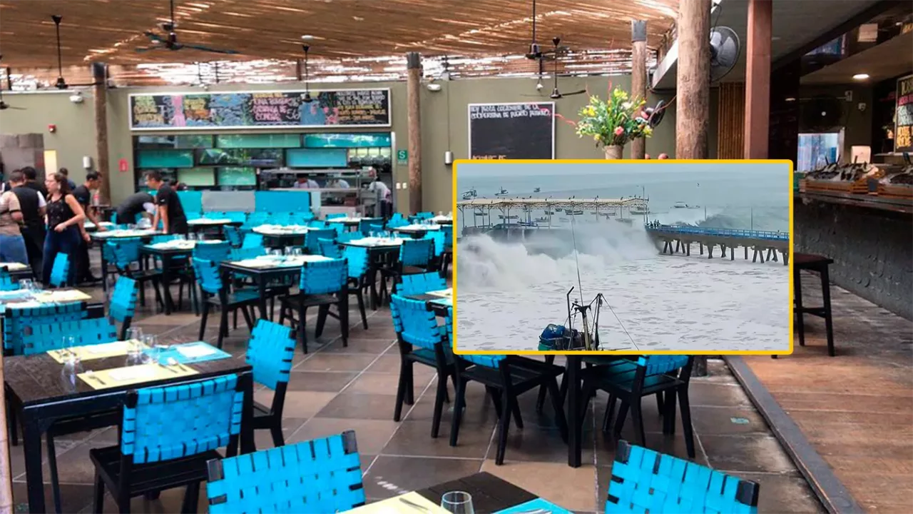 Restaurantes marinos pierden hasta el 20% de sus clientes por fuertes oleajes y alza de precios