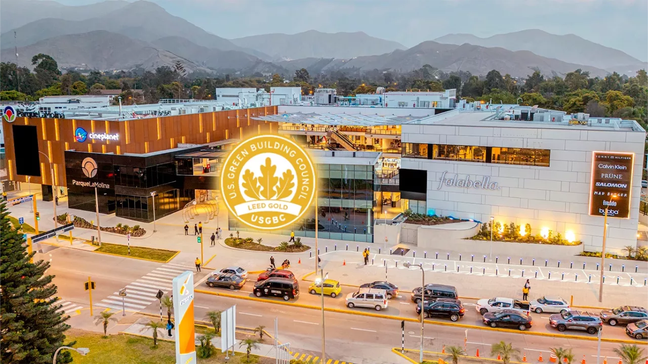 Centro comercial Parque La Molina obtiene certificación LEED Gold