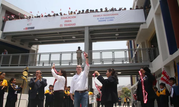 "Abraza a tu Cole" articula esfuerzos para mejorar condiciones básicas en instituciones educativas