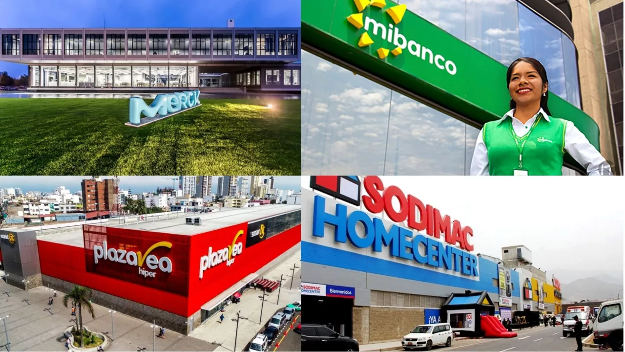 El Ranking PAR Aequales 2025. Merck lidera el listado, seguido por Konecta y Supermercados Peruanos.