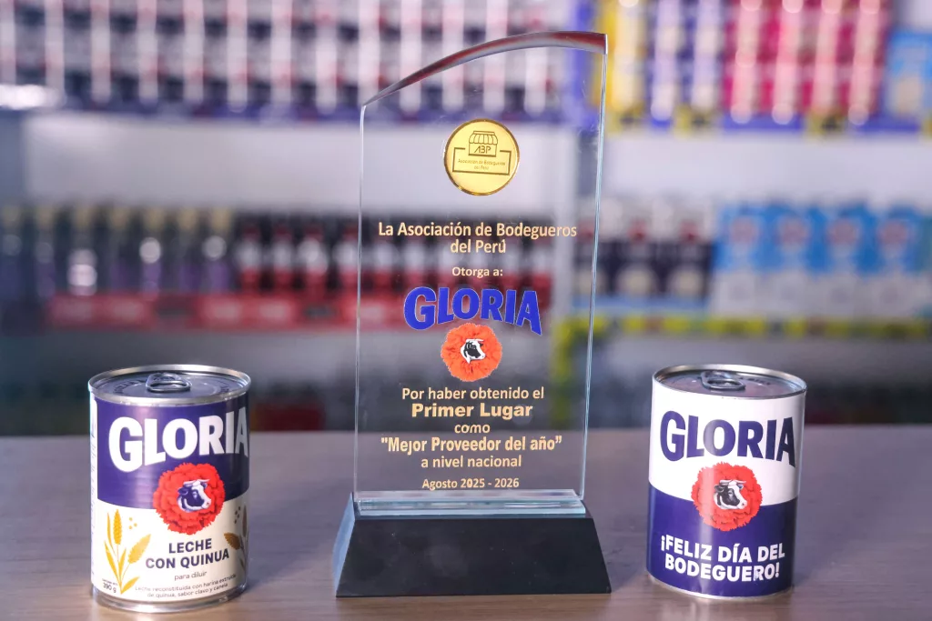 Gloria es reconocida como "Proveedor del año" por la Asociación de Bodegueros del Perú