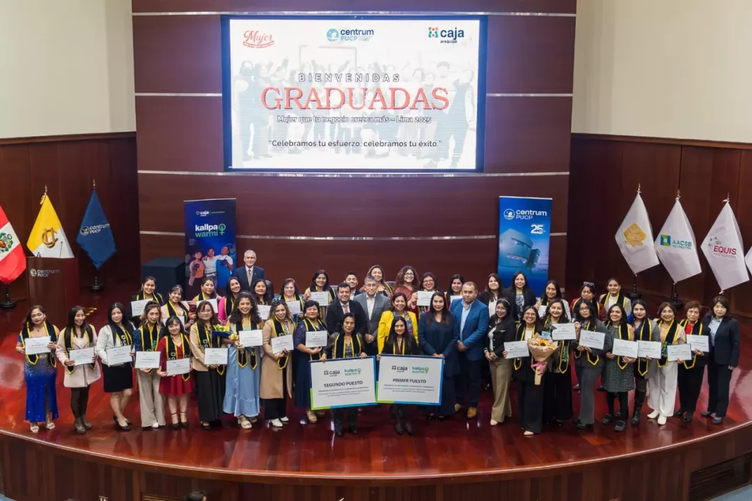 Caja Arequipa. Las participantes provienen de diferentes distritos de Lima.