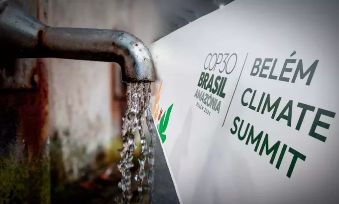 En Belém, sede de la COP30, miles de familias negras enfrentan cortes constantes de agua y la falta de saneamiento. Foto: Stakeholders.