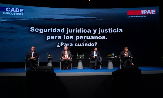 El panel coincidió en que la reforma del Poder Judicial y del Ministerio Público es clave para fortalecer el Estado de derecho en el Perú.