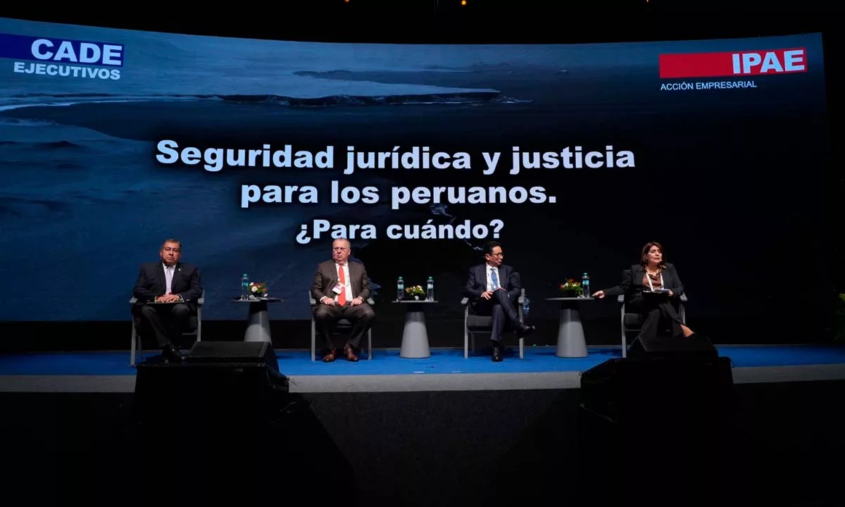 El panel coincidió en que la reforma del Poder Judicial y del Ministerio Público es clave para fortalecer el Estado de derecho en el Perú.