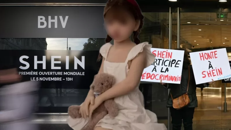 La plataforma china Shein enfrenta una investigación en Francia tras detectarse la venta de muñecas sexuales con aspecto infantil. Foto: Stakeholders