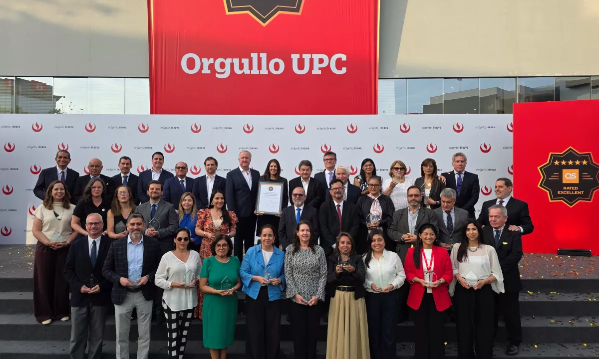 La UPC hace historia en la educación superior peruana al obtener cinco estrellas en el QS Stars Rating, consolidándose como referente académico regional y validando su calidad educativa a nivel internacional. Foto: Stakeholders.