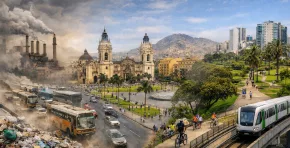 Lima cumple 491 años enfrentando el contraste entre un modelo urbano que profundiza la contaminación y la desigualdad.
