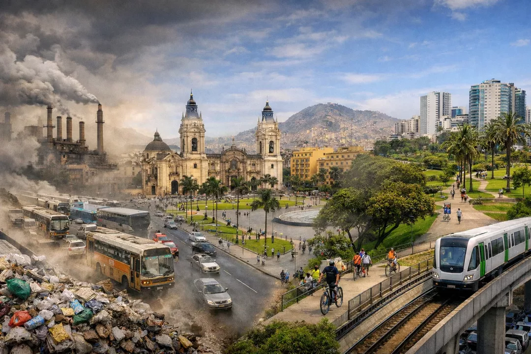 Lima cumple 491 años enfrentando el contraste entre un modelo urbano que profundiza la contaminación y la desigualdad.