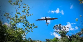 Drones, modelos tridimensionales e índices de reflectancia refuerzan el control del Sernanp en Sierra del Divisor, Ucayali.